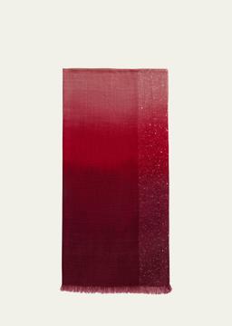 New Dania Ombre Sequined Wool Silk Scarf