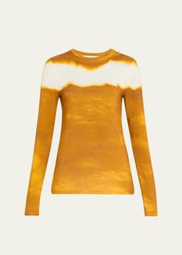 Painted Stripe Long Sleeve Jersey Top