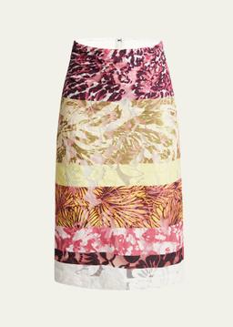 Stan Printed Midi Skirt