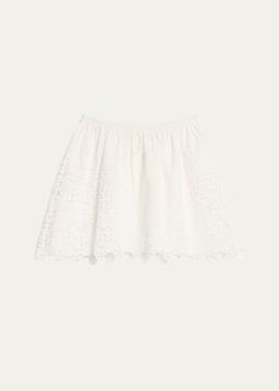 The Deco Eyelet Mini Skirt