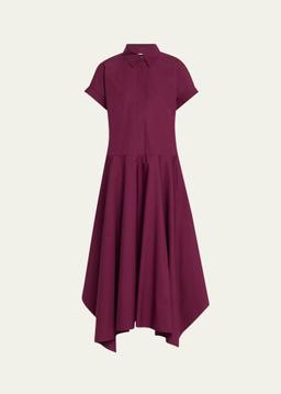 Organic Cotton Poplin Midi Shirtdress