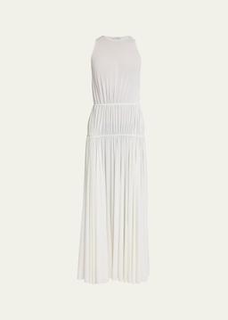 Sleeveless Pleated Goddess Dress
