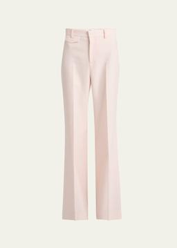 High-Rise Wide-Leg Suiting Trousers