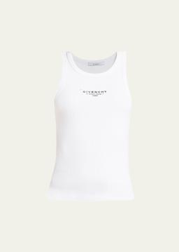 Archive Logo Stamp Print Tank Top