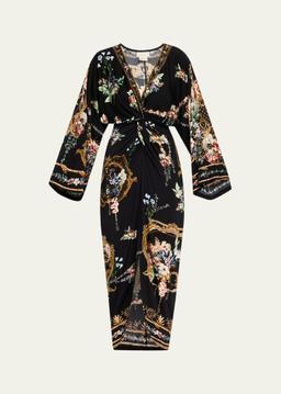 Noble Endeavours Long Split-Front Twist Dress