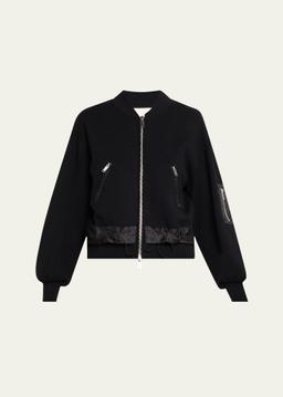Double-Layer Bomber Jacket