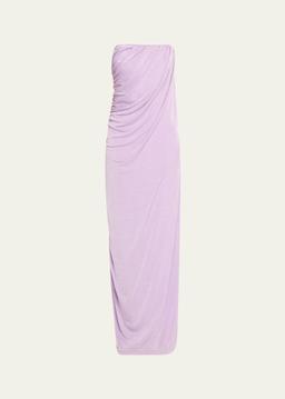 Zella Draped Column Dress