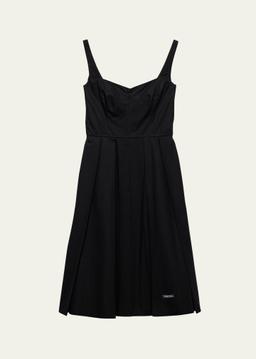 Fit-and-Flare Sleeveless Dress