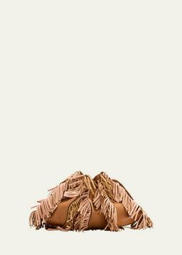 Adria Mini Fringe Pleated Wave Crossbody Bag