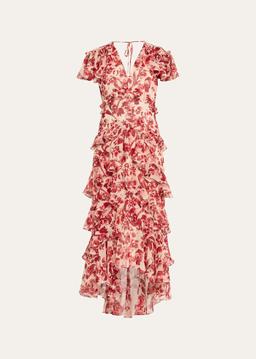 Tatum Floral Ruffled Maxi Dress