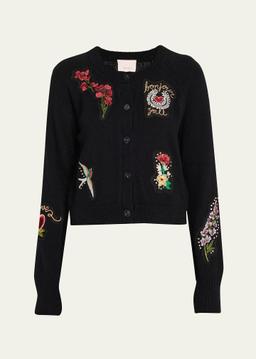 Millie Embroidered Western Amour Cardigan