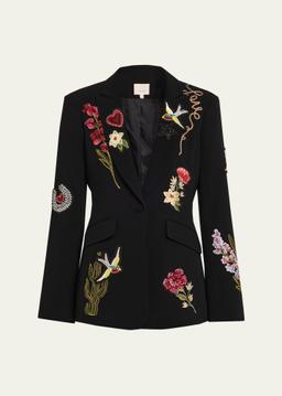 Cheyenne Embroidered Western Amour Blazer