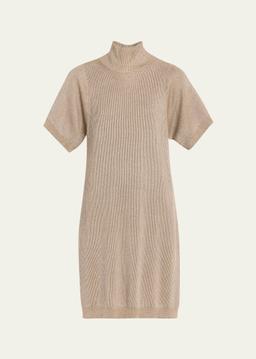 Sparkling Cotton Mini Dress