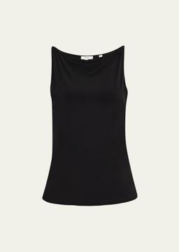 Boat-Neck Tank Top