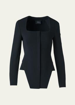 Desiree Double-Face Trapezoid Jacket