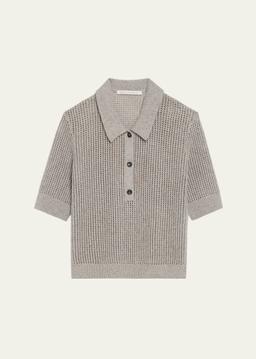 Shrunken Mesh Polo