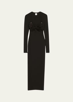 Artemiz Long-Sleeve Maxi Dress