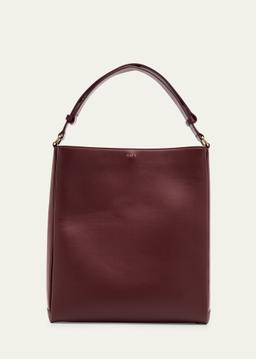 Folded Tote Bag in Vitello Leather