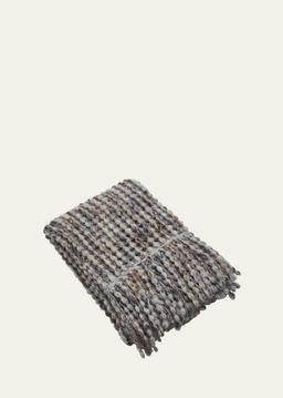 Embroidered Wool & Cashmere Scarf