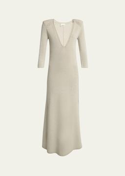 Salina Fluid Tailoring Wool Dress