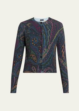 Paisley Knit Cardigan