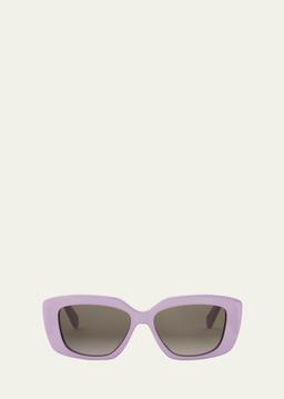 Triomphe Acetate Square Sunglasses