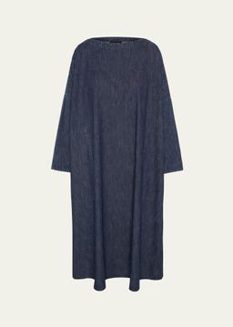 Chinese Imperial Scoop-Neck Dress