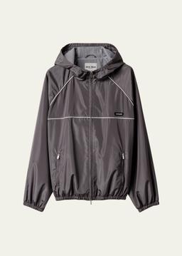 Hooded Zip Track Jacket