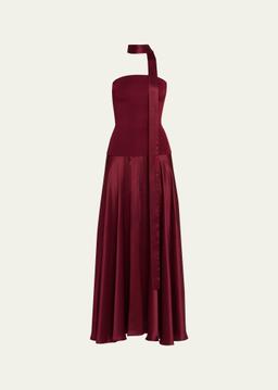 Illi Strapless Drop-Waist Dress