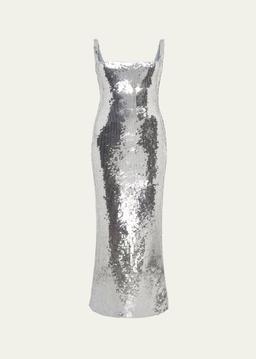 Electra Sequined Gown