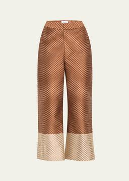 Polka Dot Boyfriend Trousers