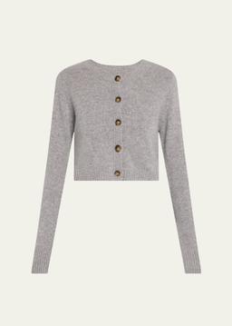 Zephir Cashmere Crop Cardigan