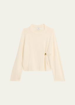 Bill Draped Cashmere Sweater