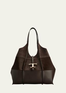 Medium Mixed Calfskin Timeless Tote Shopping Bag