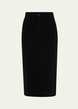 Cashmere Tailored Skirt