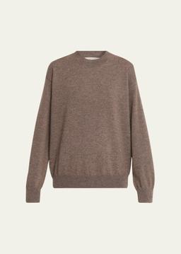 Crewneck Cashmere-Wool Sweater