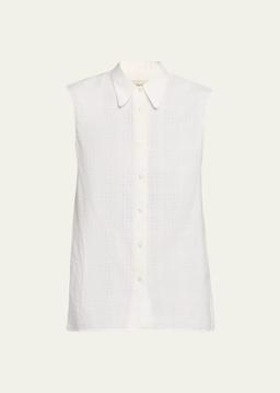 Iseult Sleeveless Japanese Cotton Shirt