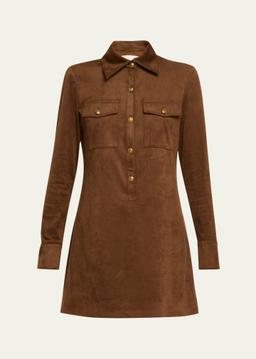 Maria Long-Sleeve Mini Dress