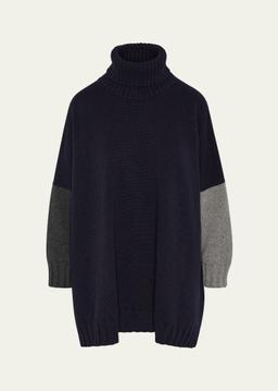 Wide Roll Neck Sweater (Long Length)