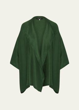 Wide A-Line Jacket Coat (Mid Plus Length)