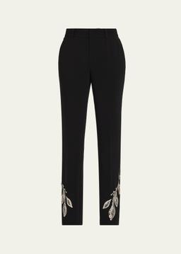 Kerry Beaded Paisley Pants