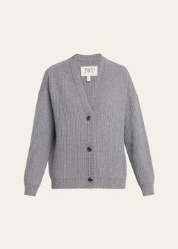 Ribbed Cashmere Cardigan