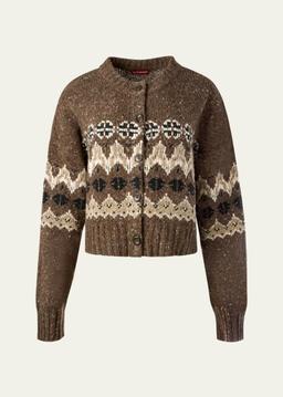 Cammie Fair Isle Crop Cardigan