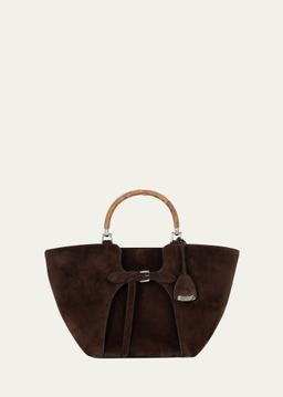 The Ralph Cashmere Suede Tote Bag