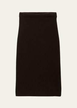 Cashmere Pencil Skirt