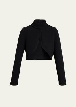 Cashmere-Blend Knit Cutout Sweater