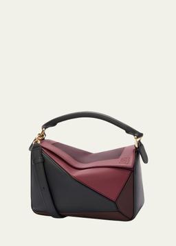 x Albers Puzzle Square Shoulder Bag in Leather