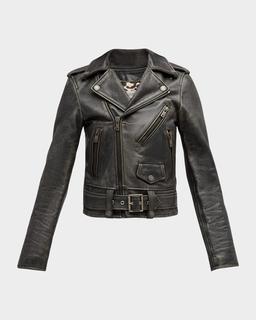Golden Bull Leather Jacket
