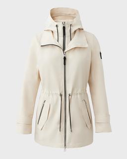 Melany Hooded Raincoat
