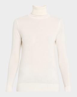 Cashmere Basic Turtleneck Top